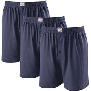 ADAMO James Boxershort in 3-pack XXL-8 tot 8XL-20 zwart, dark denim, 5XL