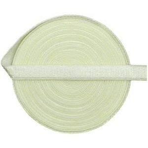 3/8"" 10mm Glanzend Nylon BH-band Elastische Spandex Band Schouderband Ondergoed Lingerie Jurk Naaiwerk Afwerking 2 5 10 Yard-Cannoli Crème-10mm-50 Yards