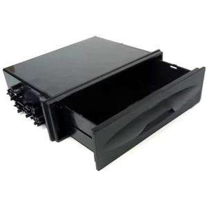 Universele Auto Enkele 1 Din Dash Radio Installatie Pocket Kit Opslag Auto Dozen Gevallen Handlade Plaatframe voor autoradio-fasciapaneel