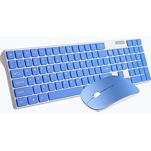 draadloos mechanisch toetsenbord, draadloos toetse USB Unifying-ontvanger for PC Computer Laptop Windows