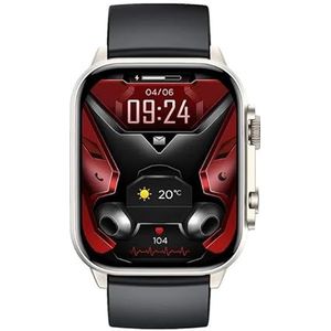 GeRRiT HK9 Ultra 2 Max AMOLED Smart Horloge Mannen Vrouwen 2GB ROM Fotoalbum NFC Kompas Chat GPT Smartwatch Hartslag Sport Horloge 2024 Nieuw (zwart)
