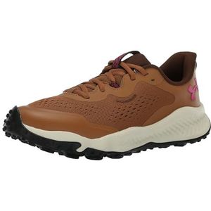 Under Armour Charged Maven Trail Hardloopschoenen voor dames, 201 Tundra Cleveland Brown Astro Pink, 41 EU