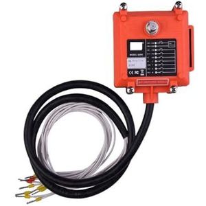 Afstandsbediening Kraan Industriële kraanafstandsbediening Dual Speed ​​Solid Crane Hoist Ondersteuning for draadloze afstandsbediening(Receiver 1,Q400-1SPEED_AC36V)