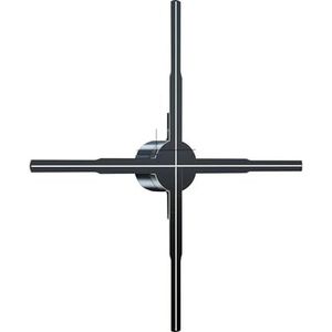 Wifi 3D Hologram Projector Fan Driehoek Beugel Beschermende Shell Afstandsbediening Reclame Licht Hologram Projector 3D Fan Festivalreclamedisplay(P50 Fan)