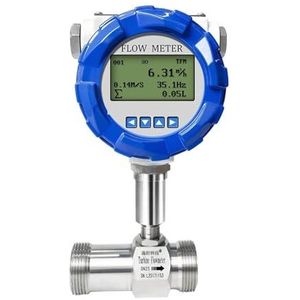 Waterstroommeter, Stroommeter Met Hoge Nauwkeurigheid, LCD-digitaal Display, Stroommeter, Pulsuitgang, Water, Alcohol, Benzine,voor benzinewater(DN65)