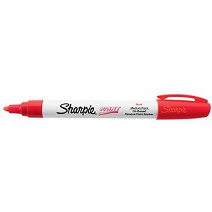 Sharpie Olie gebaseerde verf marker, medium punt, enkel, rood (SAN35550)