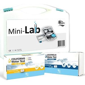Legionella & Coliforms Water Test -1 starterkit - Detectie van legionele bacteriën en coliformen (inclusief E. coli) in het water. Test uw sanitair warm water en zwemwater