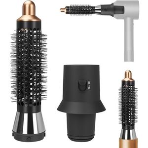 Odashen 20mm Kleine Ronde Volumeborstel en Adapter voor Dyson Supersonic HD01 HD02 HD03 HD04 HD07 HD08 HD15 Haardroger Attachment, voor Dyson Airwrap HS01 HS05