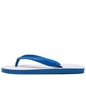 Badslippers Heren strand slippers met rubberen zool - Comfortabele zomer sandalen for buiten voor douchen en binnengebruik(Blue,44 EU)