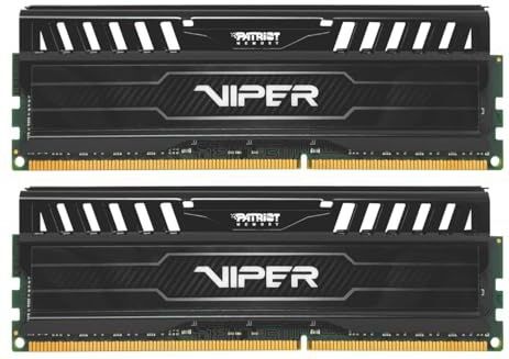 Patriot Viper 3 Series DDR3 16GB (2 x 8GB) 1600MHz C9 Performance Memory Kit - PV316G160C9K
