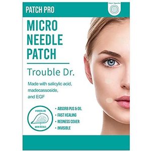 PATCH PRO MICRO NEEDLE PATCH Trouble Dr.18 st. onzichtbare pleisters voor acne, puistjes met hydrocolloïde, salicylzuur, madecassoside voor huidherstellende pleisters