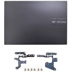 WANGHUIH LCD Achterkant Cover Bovendeksel + Schermscharnieren Compatibel met Asus Vivobook 16 X1605 X1605V X1605Z M1605X Serie Laptop