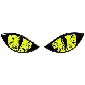 BIKE-label 3D sticker auto motorfiets scooter helm neon geel X910061VA