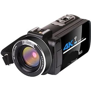 4K Video Camera Camcorder Digitale Vlog Zoom Camcorder 3.0 Inch Touchscreen Nachtzicht Camera Digitale camera's Cadeau voor beginners(16GB SD Card,Standard)