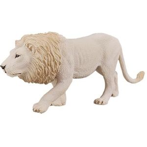 MOJO Witte mannelijke leeuw model speelgoed figuur