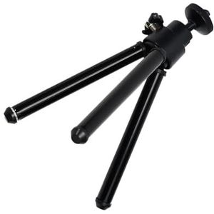 Compact mini statief lichtgewicht ontwerp, gemakkelijk in een tas of zak te doen (zwart)