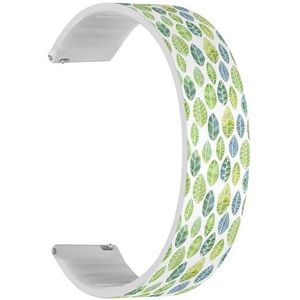 RYANUKA Solo Loop Band Compatibel met Amazfit GTS 4 / GTS 4 Mini/GTS 3 / GTS 2 / GTS 2e / GTS 2 mini/GTS (Tiedye Groen Paars) Quick-Release 22 mm rekbare siliconen band band accessoire, Siliconen,