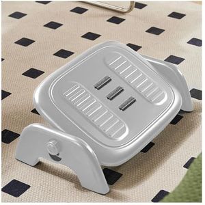 HOFUNTRE Eentraps Opstapje ，stabiel Opstapkrukje， Multifunctioneel Voetsteunkruk，Massagerol, Antislippedaal, Hellingsverstelling, Stabiel En Praktisch, Veel Gebruikt(Green)