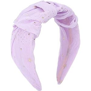 Haarband, Huidvriendelijke Decoratie Gift Modieuze Veilige Eco Vriendschappelijke Eenvoudige Hoofdband voor Dansende Feest voor Bruiloft Dating voor het Dagelijks Leven (Paars)