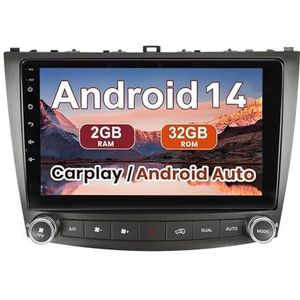 Android 15 Autoradio 10 inch touchscreen voor Lexus IS250 IS300 IS350 2006-2012 Autoradio Navigatie met Carplay met GPS navigatie Bluetooth FM USB Steering Wheel Control(X9 8G+256G)