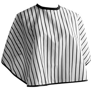Minkissy 1 stuk kappersmantel en nekstofdoek set salon kappersmantel met verstelbare drukknop extra korte cape perfect voor kappers en kappers
