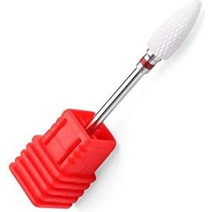 Natury Nails Keramische frees voor nagelfrees, manicure, pedicure, nagellak, acrylnagels en gelnagels, bal-/maïsvorm (fijne korrel)