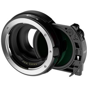 JJC Autofocus M-Lens Mount Adapter voor Canon EF/EF-S naar EOS M Camera's - met Variabele ND- en CPL-filter