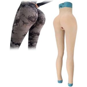 Adima Siliconen slipjes nep vagina enkellange corrigerende broek bilverhoger vaginawering voor cosplay transgender,Color3,Basic
