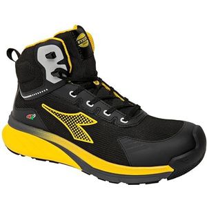 Diadora Utility Vortex da2 Mid S3S SC SR HRO ESD, uniseks werkschoenen, C0401 Zwart Geel Utility, 40 EU