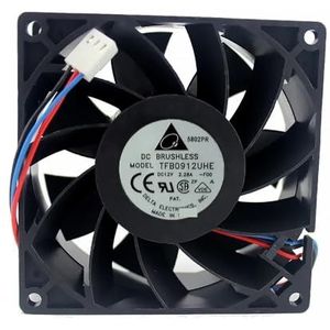Voor delta TFB0912UHE 9CM 92 * 92 * 38mm DC 12V 2.28A Koelventilator Server Auto Gewelddadige