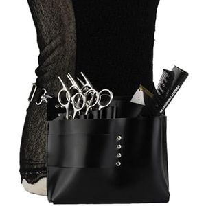 PXAMORTEL Kapperstas Grote heuptas Haarschaar Kam tas Kappers gereedschapstas Haarspeld fles tas Kappers salon gereedschap Kappers tas(Black)