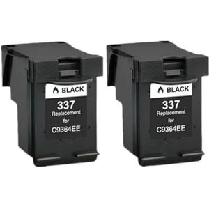 Inktcartridge for Photosmart 2575 8050 C4180 D5160 Deskjet 6940 D4160(2Pack BK)