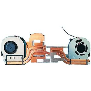 Laptop CPU & VGA GPU koelventilator & koellichaam Voor For CLEVO NV40ME NV41MB NV41ME Zwart