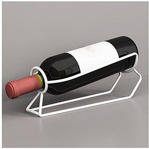 Wijnrek Wijnrek, wijnopslagplank for kabinet kan 1 flessen bevatten, 1 flessen aanrecht roestvrijstalen metalen rode wijnopslaghouder Wijnrekken wijnrek (Size : B)