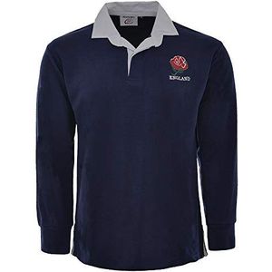 Engeland Engels Retro Rugby Actieve dragen Polo Shirts Tops Volwassenen Maten S M L XL XXL 3XL 4XL 5XL Volledige Mouw met Rib Manchet