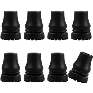 8Pcs Trekking Polen Cane Tip Protector Wandelstok Pad Antislip Voet Cover