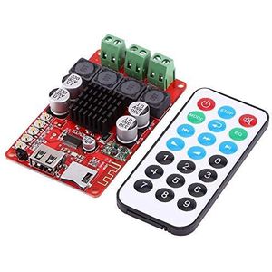 Bluetooth audio ontvangende versterker board 50W-50W DC 8V-26V TF card decoder met afstandsbediening LAC WAV MP3 WMA