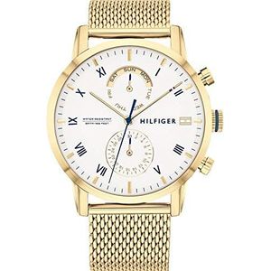 Tommy Hilfiger - 1710403 horloge, goud, Kleur: wit, Eén maat, Armband