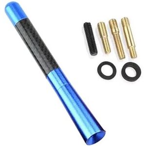 Audio- & videoantennes voor auto Universele koolstofvezel autoantenne, korte antenne vervanging geschikt voor BMW geschikt voor Honda geschikt voor Toyota ontvangst Auto-antenne(C)