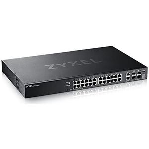 Zyxel 24-poorts GbE L3-toegangsschakelaar met 6 10G-opstraalverbinding (XGS2220-30)