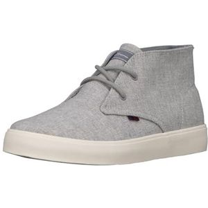 Ben Sherman Heren Ashford Sneaker, grijs/Whisper White, 7.5 UK, Grijs Whisper Wit, 40 EU