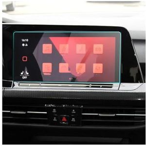 Auto Navigatie Gehard Glas Beschermfolie Voor VW Voor Golf 8 2021 Autoradio GPS-navigatie Gehard Glas Screen Protector Film Screen Cover (Size : No usb hole)