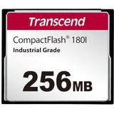 Transcend - CF180 - Geheugenkaart - Zwart - 256 MB - SLC-modus