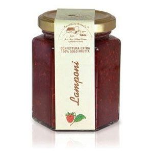Apicoltura Cazzola - 100% EXTRA frambozenjam (pectinevrij) - pot van 200 g (verpakking van 2 x 200 g)