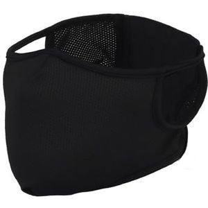 CZMYCBG Tactisch Schietmasker, Halfgezichts Silicone Masker Outdoor Ademend Halfgezichts Mesh Masker voor Paintball schieten CS Survival Spel (Color : Bk, Size : One Size)