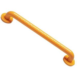 Badkamer Grab Bar Anti Slip Douche Grab Bar, Bars Badkamer Ondersteuning Handvat Bar Grip, Roestvrij Staal voor Ouderen Zwanger, Geel, 50cm