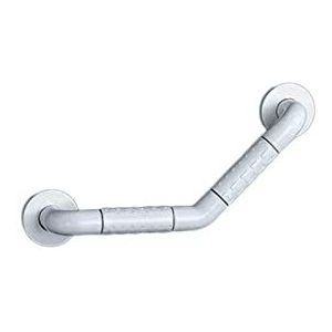 Badkamer Grab Bar Badkamer Grab Bar, Wandmontage Douche Handvat Veiligheidssteun Rail RVS Handicap Bars voor Zwanger Ouderen Letsel Senior Assist Bad Handvat, Wit, 20x20c