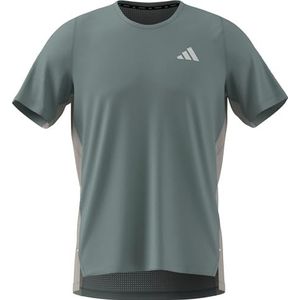 adidas Hombre adi365Breeze Running T-Shirt, Wonder Sage/wonder alumina, S