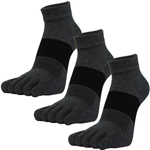 MeiKan Teensokken, Sportsokken voor Heren en Dames, 3 Paar Unisex Sneaker Hardloopsokken