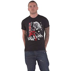 Iron Maiden - Number Of The Beast Jumbo heren unisex T-shirt met rug print zwart - XL